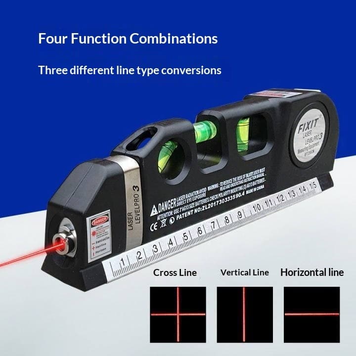 Ferramenta de medição multifuncional com laser infravermelho FIXIT