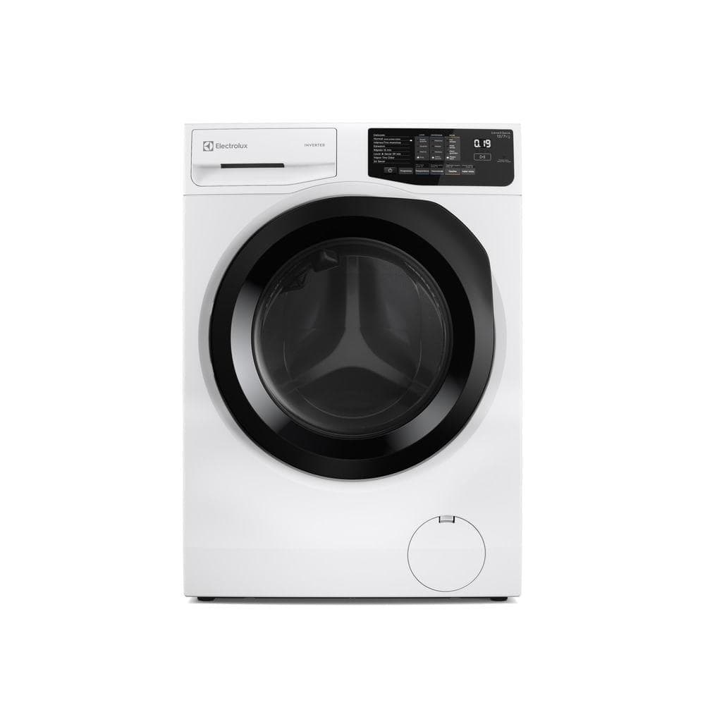 Lava e Seca Electrolux 12Kg Branca Inverter com Água Quente e Lavagem Inteligente