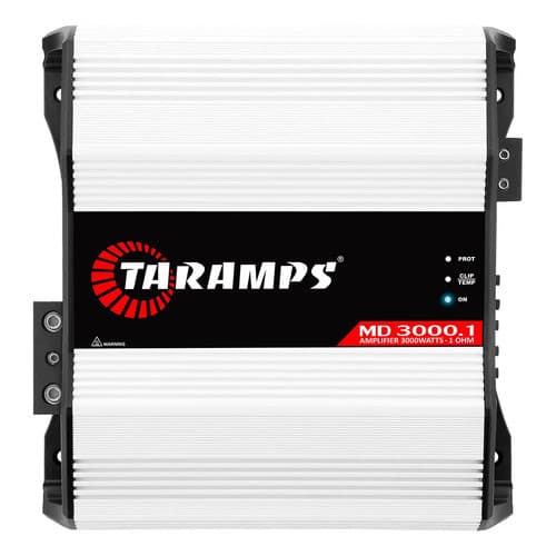 Modulo Taramps Md 3000 1 Ohm Amplificador 3000w Digital 12v Mono Potencia 3000W RMS 1Ohm Full Range RCA MD 3k com Crosso