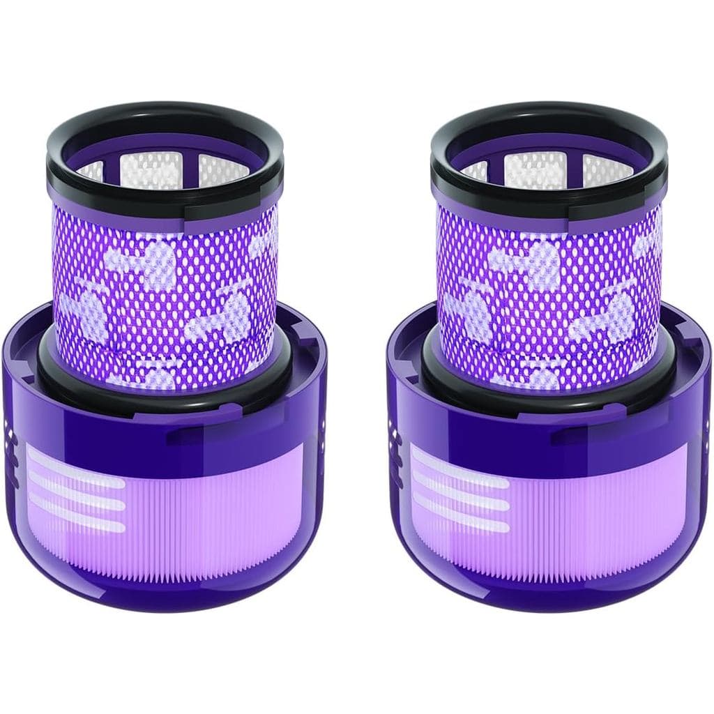 Filtros de reposição para aspirador Dyson V11/V15, roxos com detalhes brancos, 2 peças