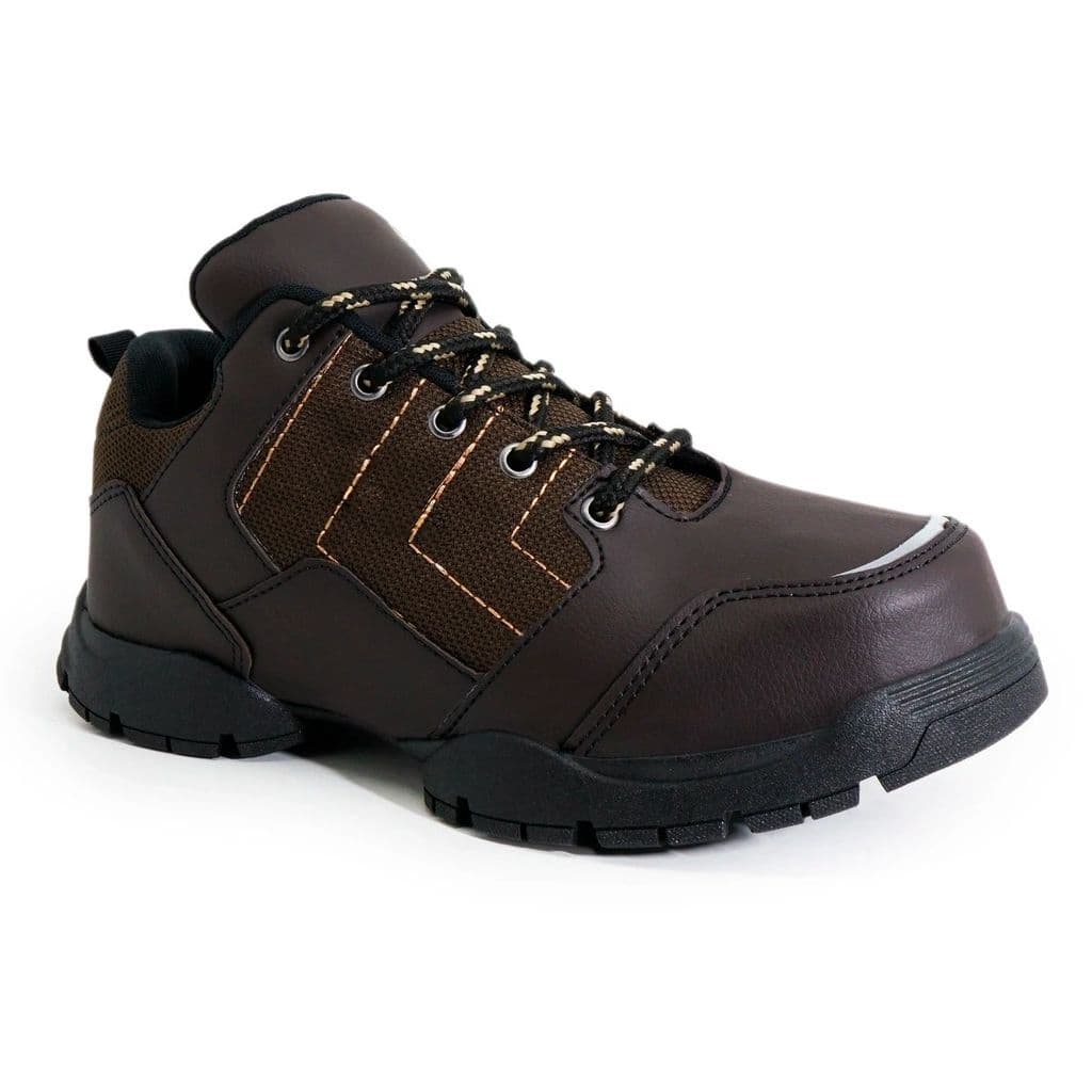 Tênis Masculino Adventure Botinha Cano Curto - Sola Tratorada, Couro Sintético e Tecido Respirável