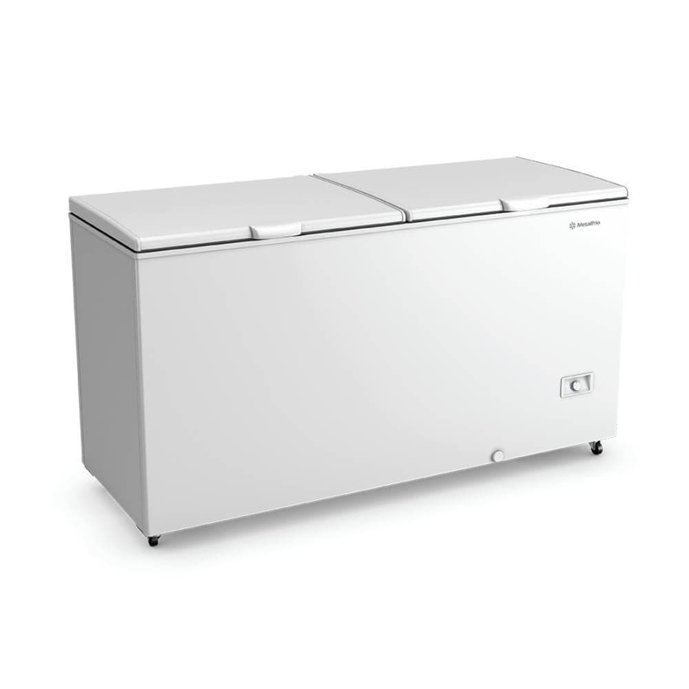 Freezer Horizontal Inverter 2 Tampas Metalfrio Branco 546 Litros