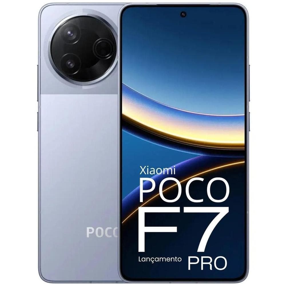 POCO F7 Pro 5G 256GB Ou 512GB Com 12GB RAM Expansível Até 24GB Tela AMOLED 120Hz E NFC