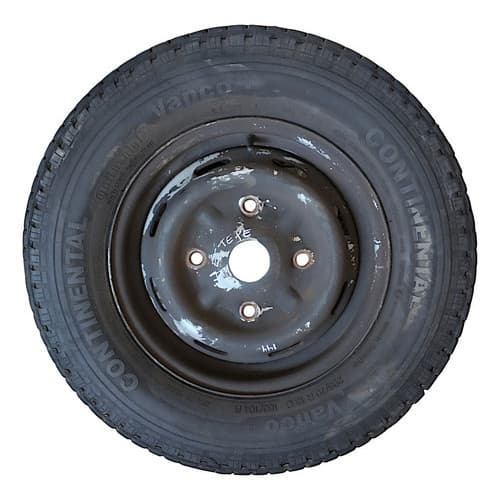 Roda De Ferro C/ Pneu 205/70 R15 Space Trafic 1997 1998 2002 Preto