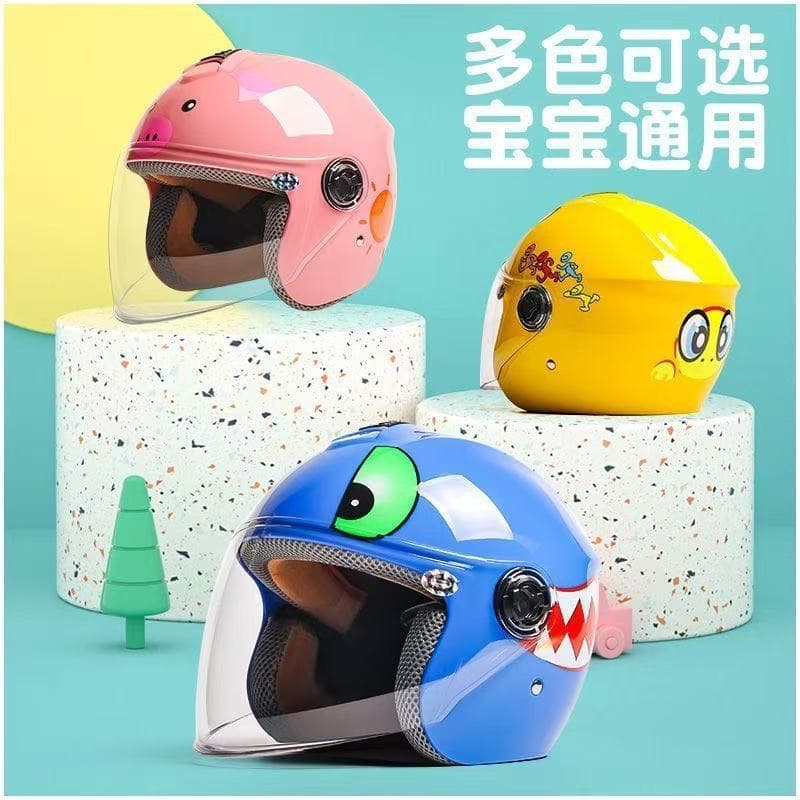 AD Factory Atacado 3C Certificado Capacete Infantil Motocicleta Elétrica Homens Mulheres Meio Capacete Capacete de Bebê 