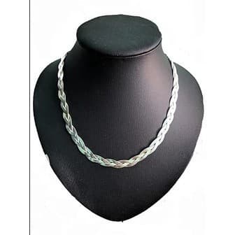 Colar Corrente Cordao Gargantilha Trançada 3 Fios / a  Premium / Qualidade Le Bijoux Cordão aço inox colar corrente EXCL