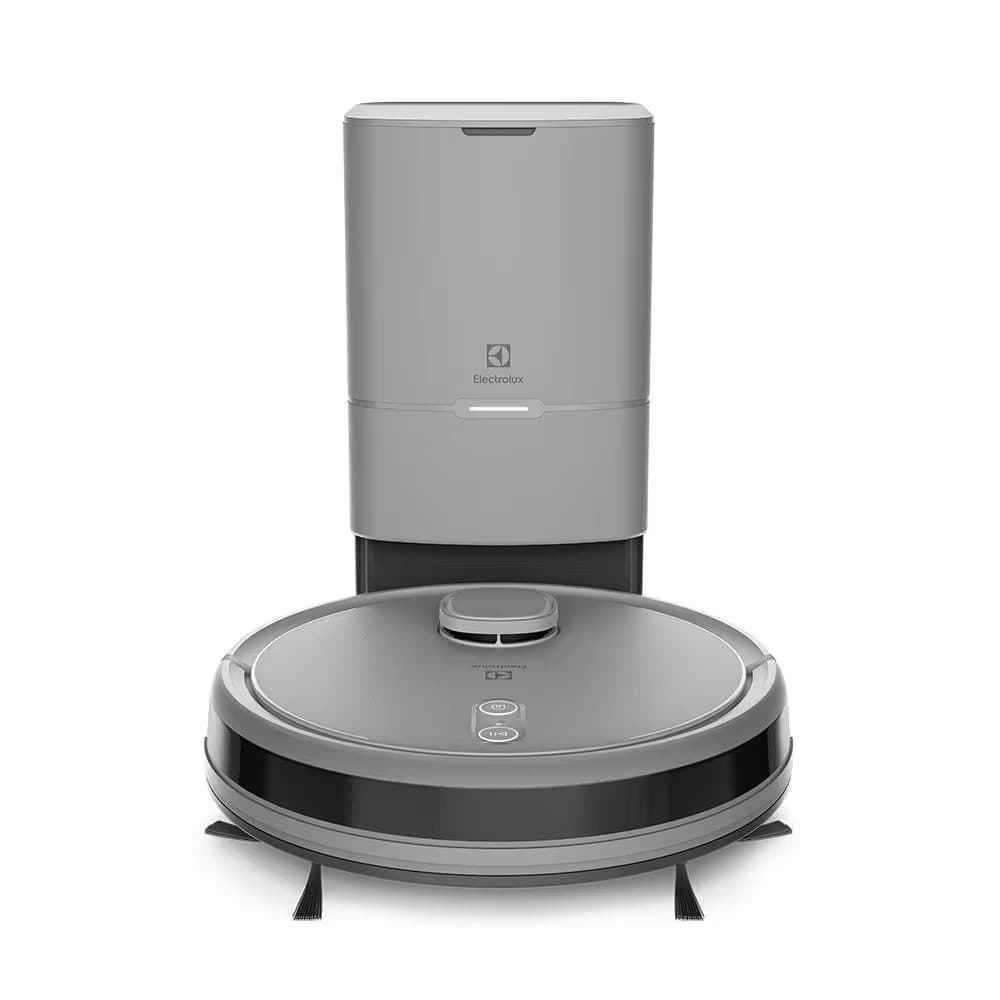 Aspirador robô Electrolux Experience ERB80 Wi-Fi cinza e preto com base autolimpante