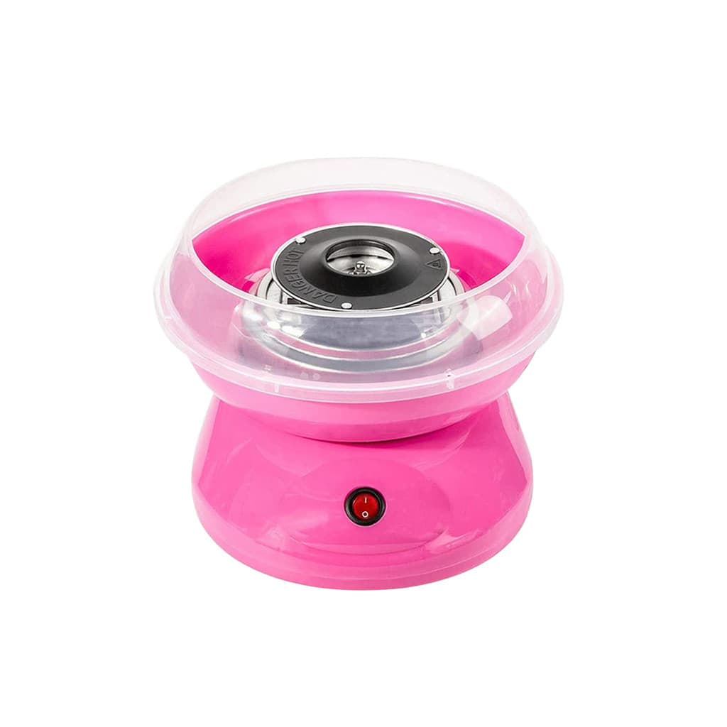 Mini máquina de algodão doce elétrica portátil rosa 110v