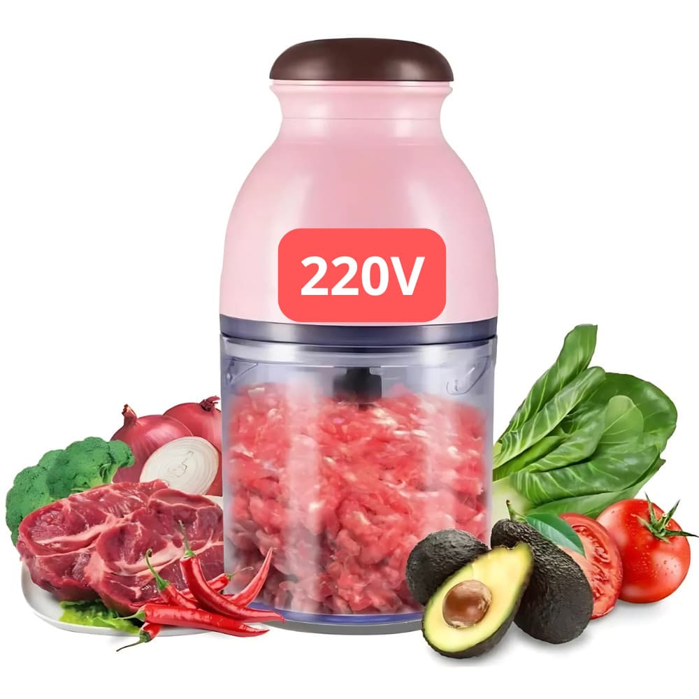 Mini Moedor De Carne De Alimentos Picador De Frutas Elétrico Processador 220v Profissional