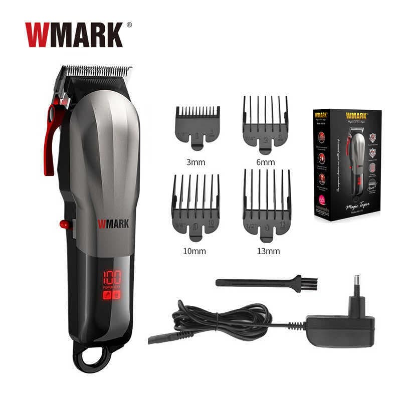 WMARK máquina de cortar cabelo elétrica cabeça de óleo máquina de cortar cabelo elétrica venda quente recarregável máqui