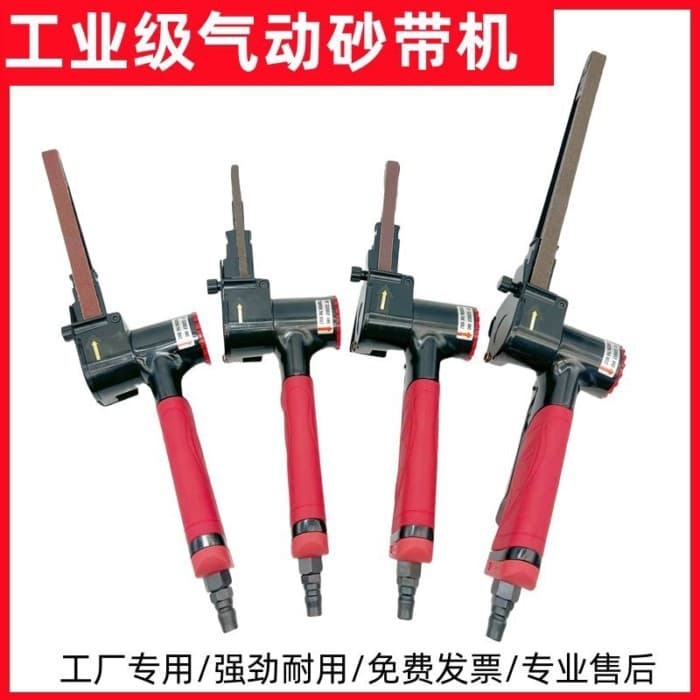 Lixadeiras manuais de Taiwan, lixadeiras pneumáticas de alta potência, mini cinto portátil, soldagem de metal, polimento