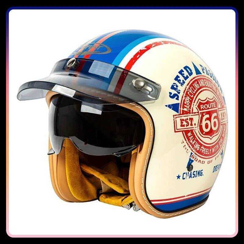 Capacetes De Motocicleta De Rosto Aberto Para Homens E Mulheres , Capacete De Jato Aprovado Pelo DOT , Material ABS , Eq
