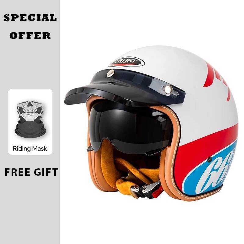 DOT Aprovado Rosto Aberto Capacetes De Motocicleta Das Mulheres Dos Homens Capacete De Jato Material ABS Equipamentos De