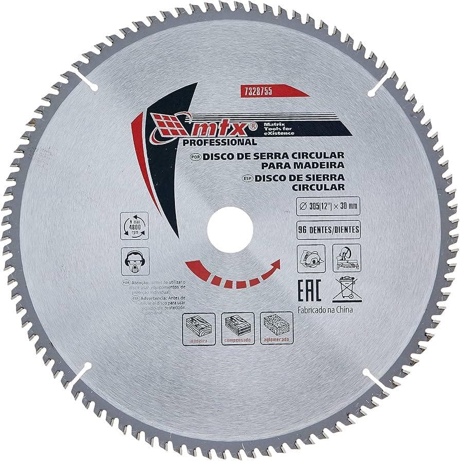 Disco Serra Circular Widea 230mm 24 Dentes Corte Madeira MDF Compensado Mtx