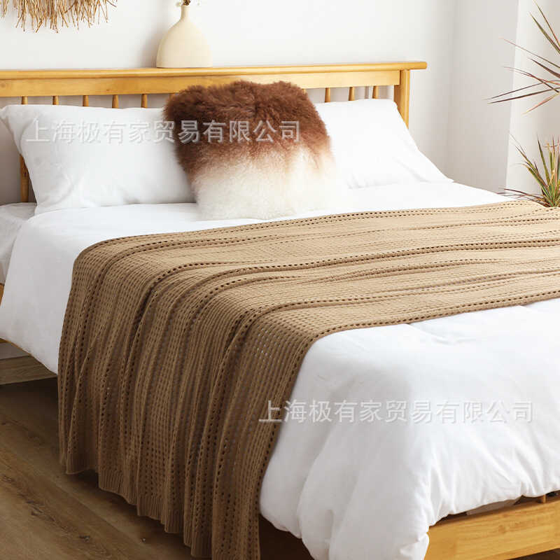 Verão oco sofá cobertor capa cobertor escritório Nap ar condicionado cobertor quarto cama salvar almoço pausa cobertor