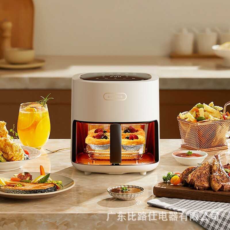 Fritadeira de ar doméstica, fritadeira de vidro Visual multifuncional, grande capacidade, ar automático fr