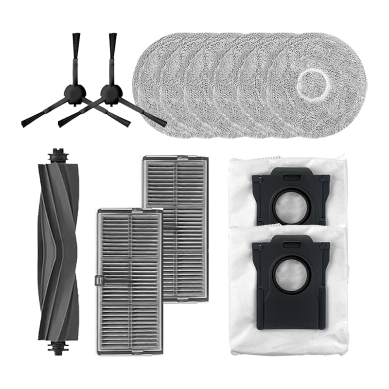 Kit de peças de reposição para robô aspirador Dreame com escova lateral, filtros e acessórios