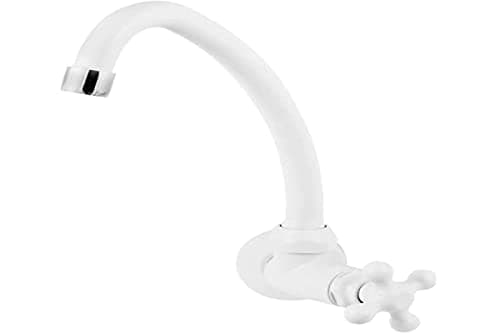 TORNEIRA DE PAREDE BICA MÓVEL PARA COZINHA MARUJÁ BRANCO