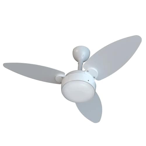 Ventilador de Teto Inverter Ventisol Elluz Branco/Cinza C/2 Lâmpadas Inclusas - Bivolt