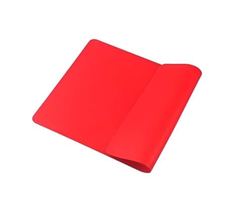 Tapete culinário de silicone vermelho para forno e air fryer