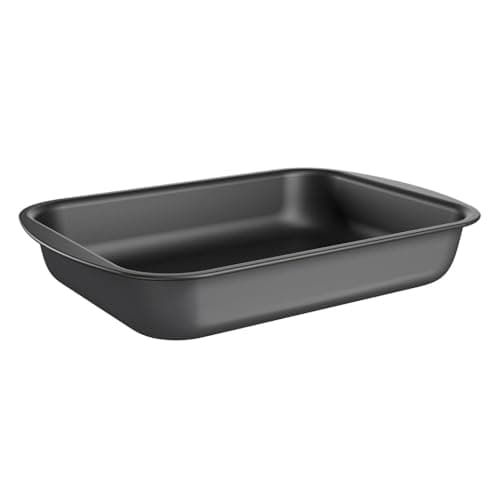 Brinox - Assadeira Retangular Funda 39,5X28X6,6 - Grafite