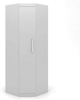 Guarda Roupa Canto Modulado 1 Porta Cancun J&A Móveis Branco