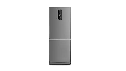 Geladeira Panasonic BB64 Aço Escovado Inverse Frost Free 460L Inverter A+++ - NR-BB64PV1X 220V