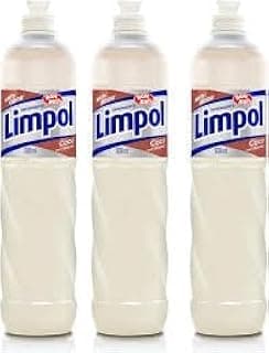 Kit 3 Detergente Anti Odor Coco Limpol Bombril 500Ml