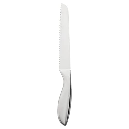 Faca para pão de 32cm em aço inoxidável, design elegante e resistente