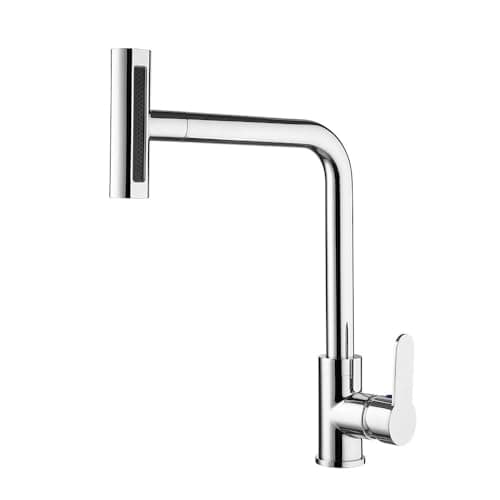 Torneira Monocomando Lorenzetti Loren Move 2257 C57 Cromada de Bancada com Misturador