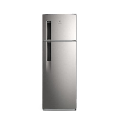Refrigerador Electrolux Frost Free 320L Duplex Inox Look (TF38S) 127V, aço inoxidável