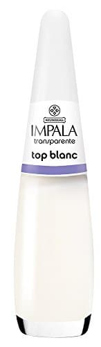 Esmalte Top Blanc, Impala Cosmeticos, Transparente/ Branco