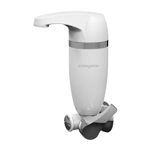 Filtro De Água Com Torneira Acqua Premium Single Branca Bica Móvel Acquabios 1006-0040, Acquabios, Filtro Purificador De Água Com Bica Móvel, Branco E Cromado, Máxima Eficiência Comprovada