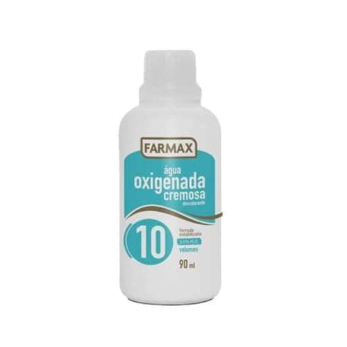 Farmax - Agua Oxigenada Cremosa Farmax 10V 90Ml Descolorante