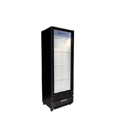 Expositor e Refrigerador Vertical VR08 Pr Imbera - Preto Inverter 244L Porta de Vidro 0ºC a +7ºC Bivolt Automático