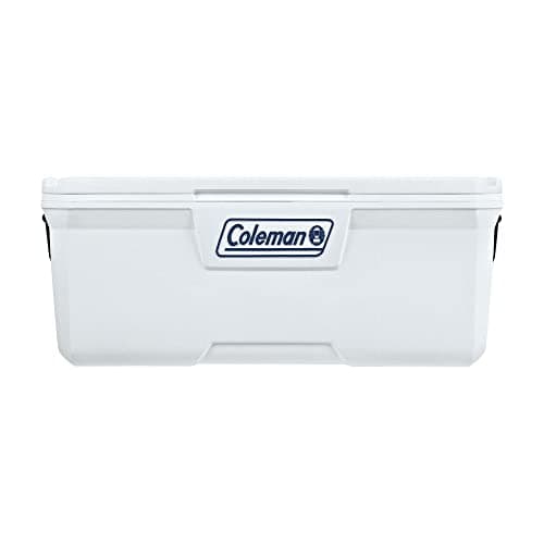 Caixa Térmica Coleman Marine Xtreme 150QT 141L branca, ângulo frontal