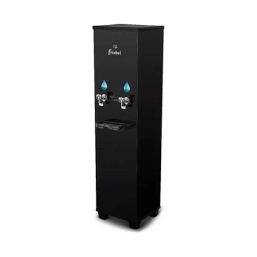 Bebedouro de água industrial de coluna preto Frisbel 25 litros 127V
