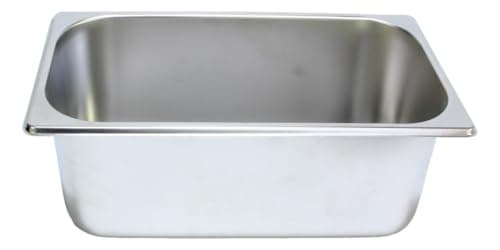 Cuba Gastronômica GN 1/4 100 em Aço Inox para Sorveteria e Açaí