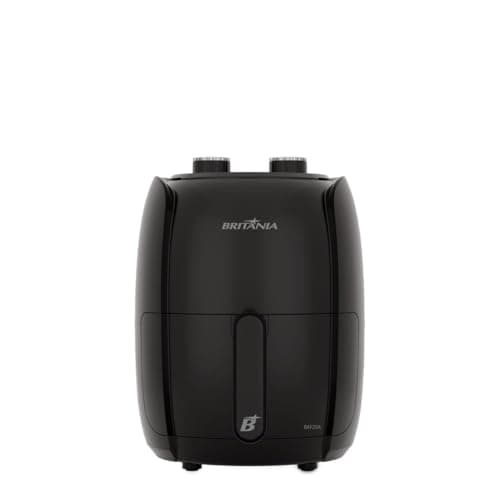 Fritadeira Elétrica Britânia Compacta 2L 1000W Sem Óleo BAF20A 220V, cor preta