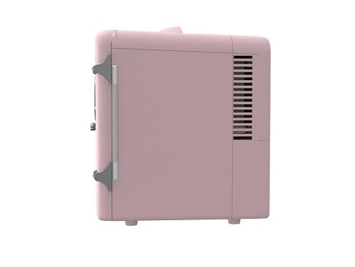Frigidaire - Mini geladeira pessoal retrô portátil para carro, escritório, quarto, dormitório ou cabine, sem freon, 30 cm P x 18 cm L x