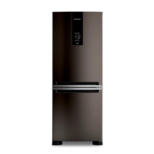 Refrigerador Brastemp 447 Litros Frost Free Inverse Black Inox BRE57FE – 127 Volts