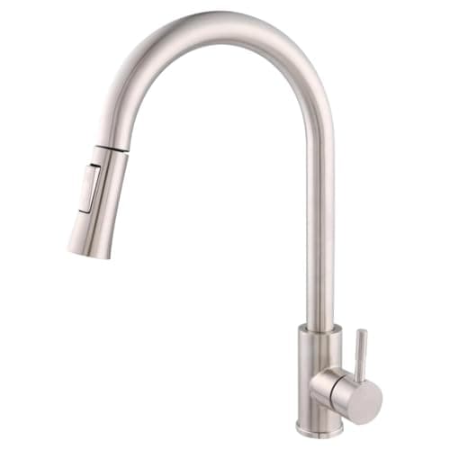 Torneira Gourmet Domum Touch Sensitive, Monocomando, Prata Escovado, Bica Articulável com Sensor Infravermelho