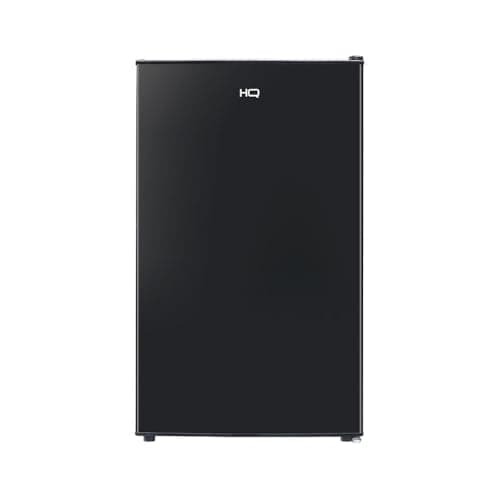 Frigobar HQ 124 Litros Preto HQ-124FB (127V) com design moderno em fundo branco