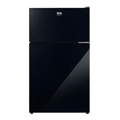 Frigobar Eos 88 Litros Duplex Preto com Porta de Vidro Efb140v 220v