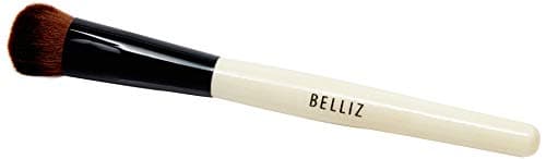 Pincel Marfim Iluminador e Corretivo, Belliz, Preto/ Bege/ Marrom