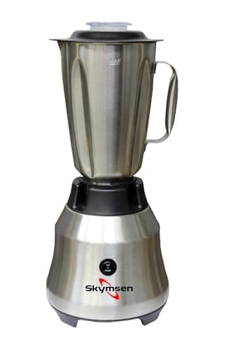 Liquidificador Industrial Skymsen em Aço Inox 1,5L com Botão de Controle