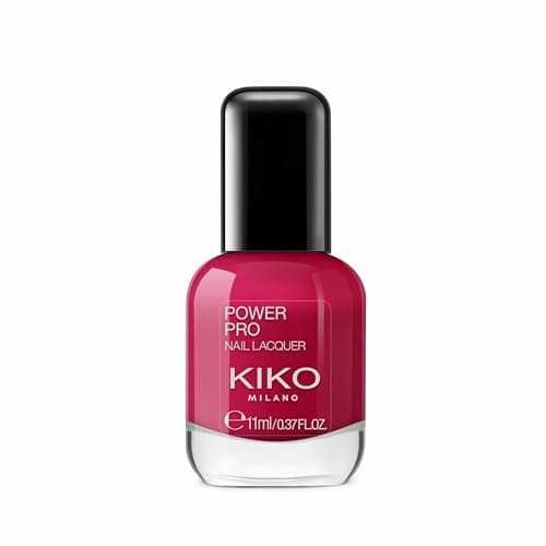 KIKO MILANO, Power Pro Nail Lacquer, Esmalte para Unhas, Cor 25 Ribes Red
