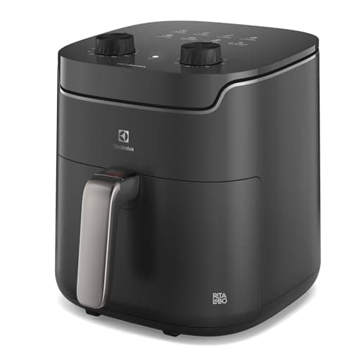 Fritadeira Elétrica Electrolux Rita Lobo 5,8L - cinza e preto