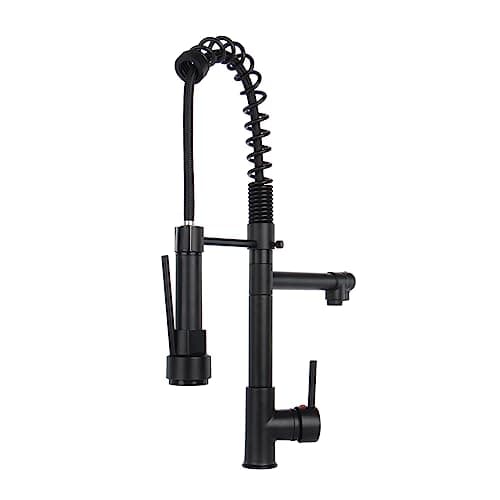 Torneira De Cozinha Gourmet Monocomando Black Preto 50 cm