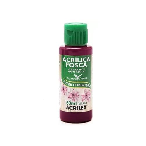 Tinta Acrílica Fosca - Nature Colors Acrilex 60 ml Vinho - 565
